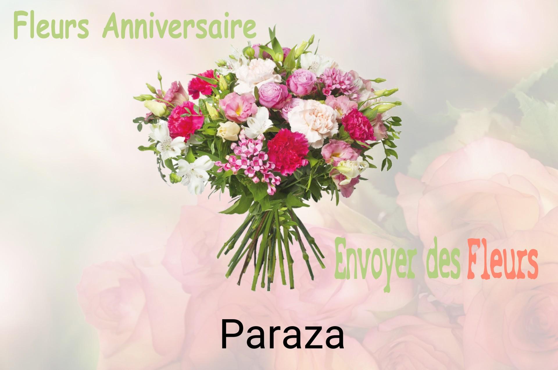 Bouquet de fleurs d’anniversaire livré à Paraza